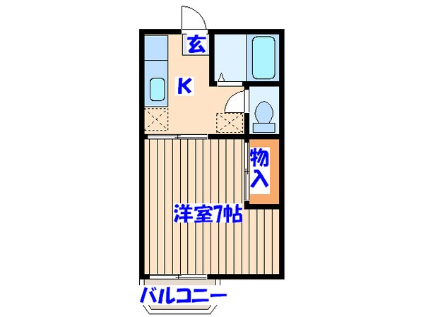 ファミーユHAMATOMIの物件間取画像